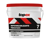 Impermeabilizante Acrílico y Aislante Térmico Topex - 7 Años de 3.8 litros