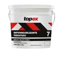 Impermeabilizante Fibratado Topex - 7 Años de 3.8 litros - Blanco