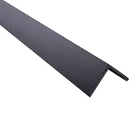 Ángulo 25 x 25 x 1.8mm PVC Negro 1m