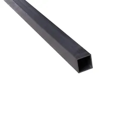 Tubo cuadrado 23.5 x 1.5mm aluminio natural 2.5m