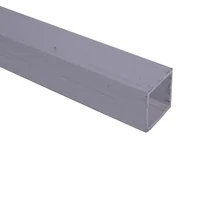 Tubo Cuadrado PVC blanco 23.5 x 1.5mm 1m