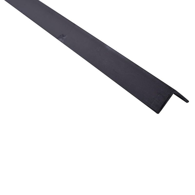 Alfer - Ángulo 10 x 10 x 1 mm PVC Negro 1m