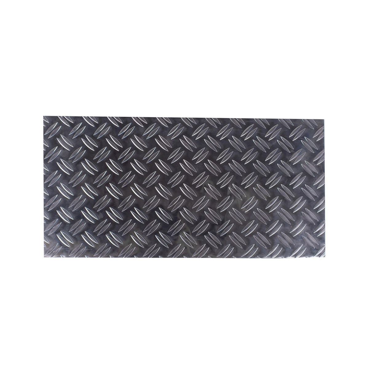  - Lámina antiderrapante1.5/2mm aluminio natural 25 x 50 cm