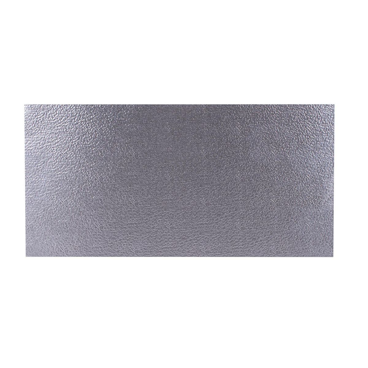 Alfer - Lámina rugosa 0.8mm, 25x50cm, Aluminio natural