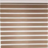 Persiana Enrollable Dúo Marron 120 x 165 cm