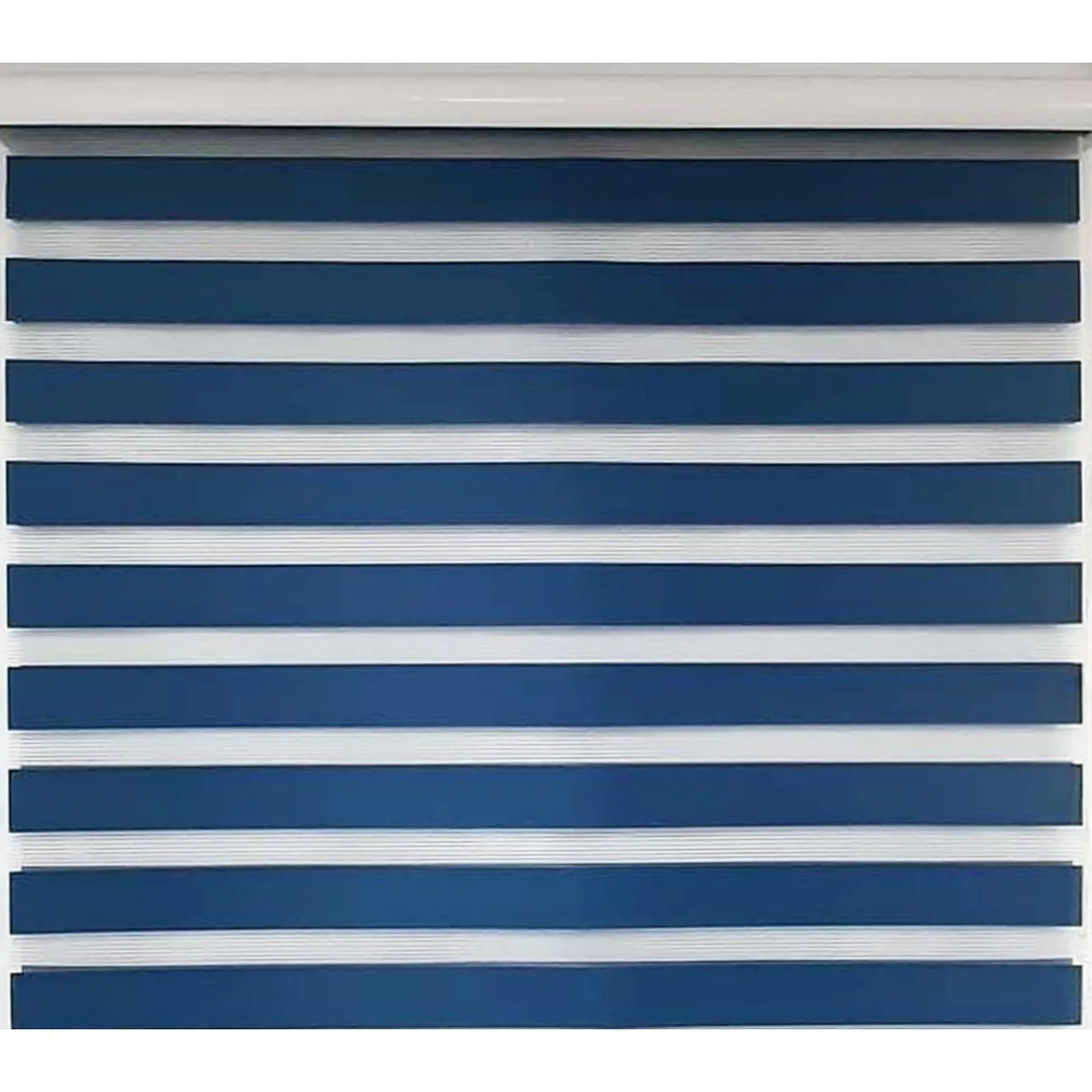 Just Home Collection - Persiana Enrollable Dúo Azul 160 x 165 cm