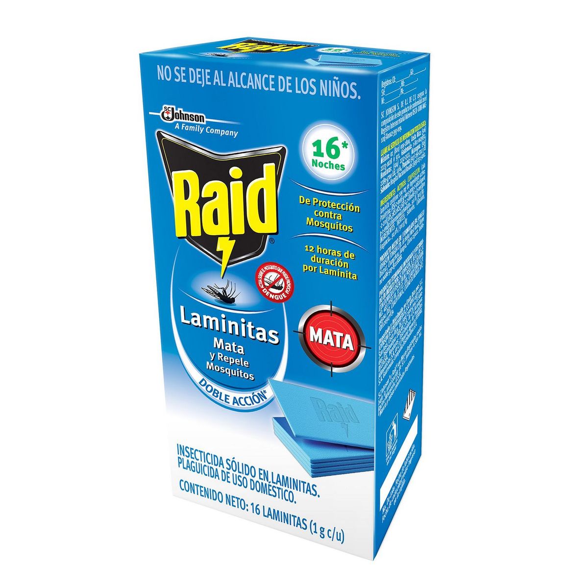 Raid - Raid Laminitas 16 unidades 1g (c/u)