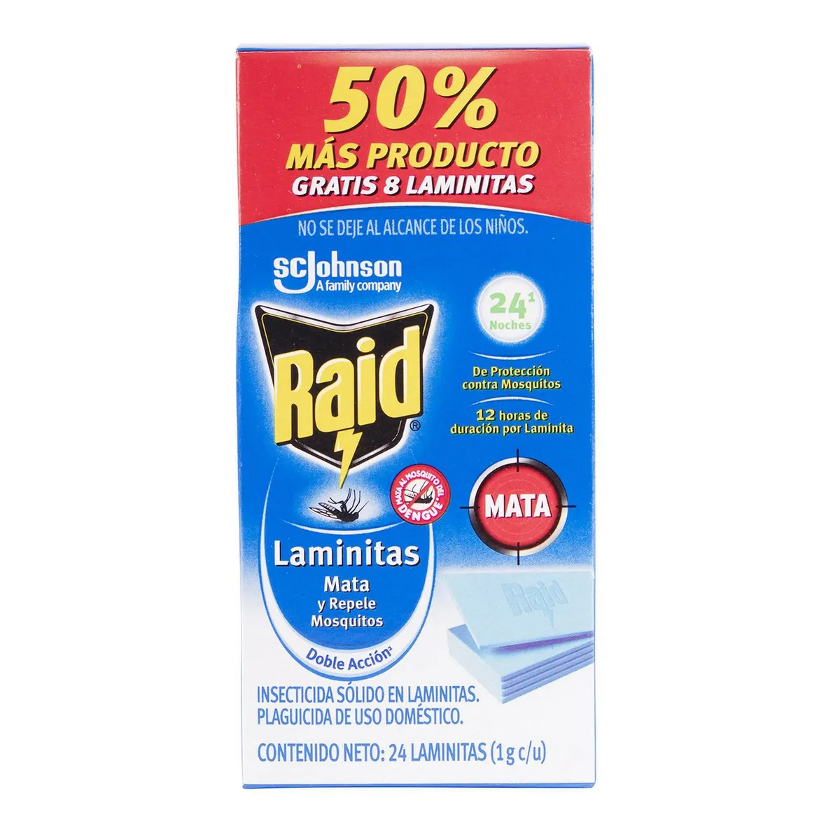 Raid - Raid Laminitas 16 unidades 1g (c/u)