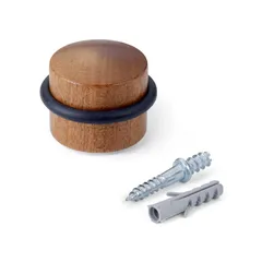 Tope de Puerta de Madera con Tornillo