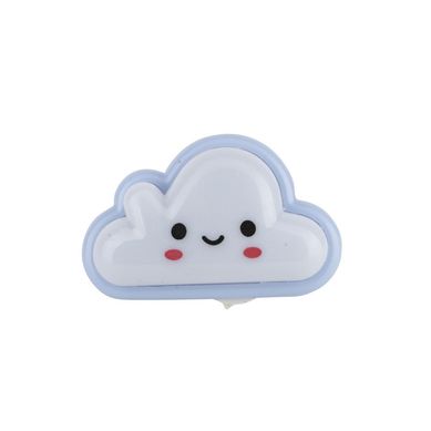 Luz de noche nube azul