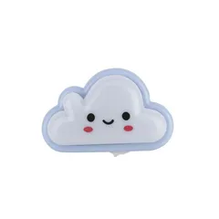 Luz de noche nube azul