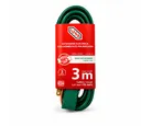 Extensión doméstica navideña verde 3m