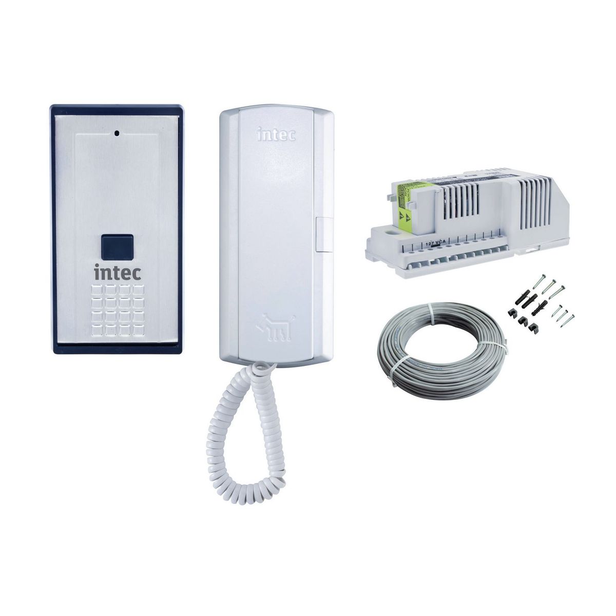 Kit interfon sobreponer 1 telefono, marca Intec - Foto Principal