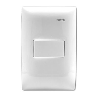 Placa Armada Con 1 Interruptor Sencillo Blanco
