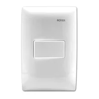 Placa Armada Con 1 Interruptor De Escalera Blanco