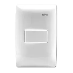 Placa Armada Con 1 Interruptor De Escalera Blanco