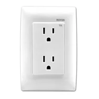 Placa Armada Con Contacto Doble Blanco