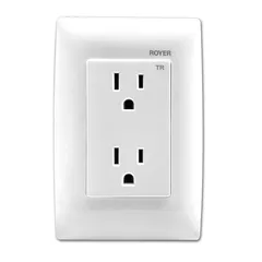 Placa Armada Con Contacto Doble Blanco