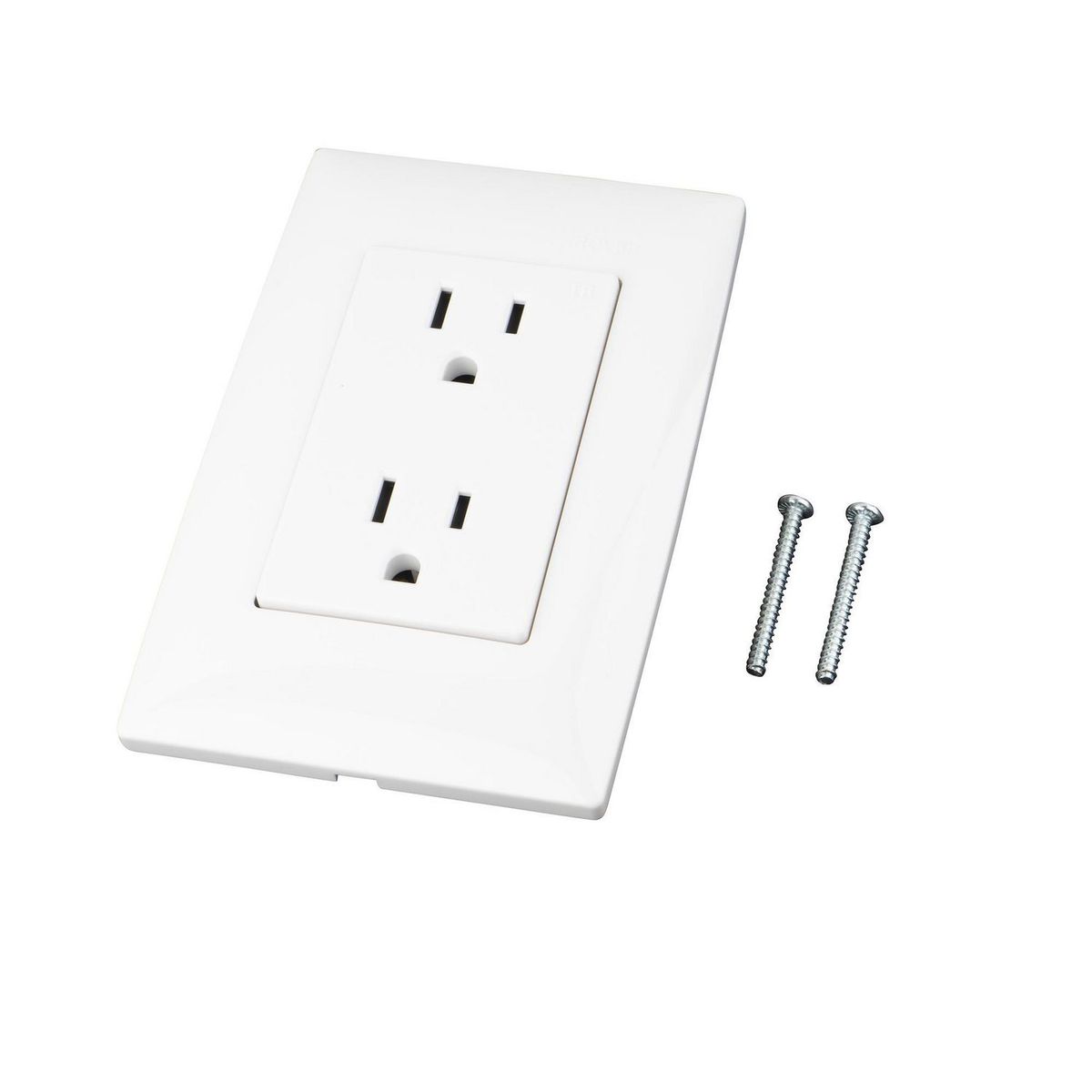 Royer - Placa Armada Con Contacto Doble Blanco