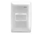 Placa Armada Con 1 Pulsador Timbre Blanco