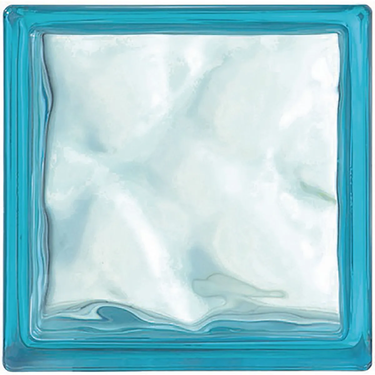 Foncer - Vidrioblock 19 x 19 x 8 cm Azurro