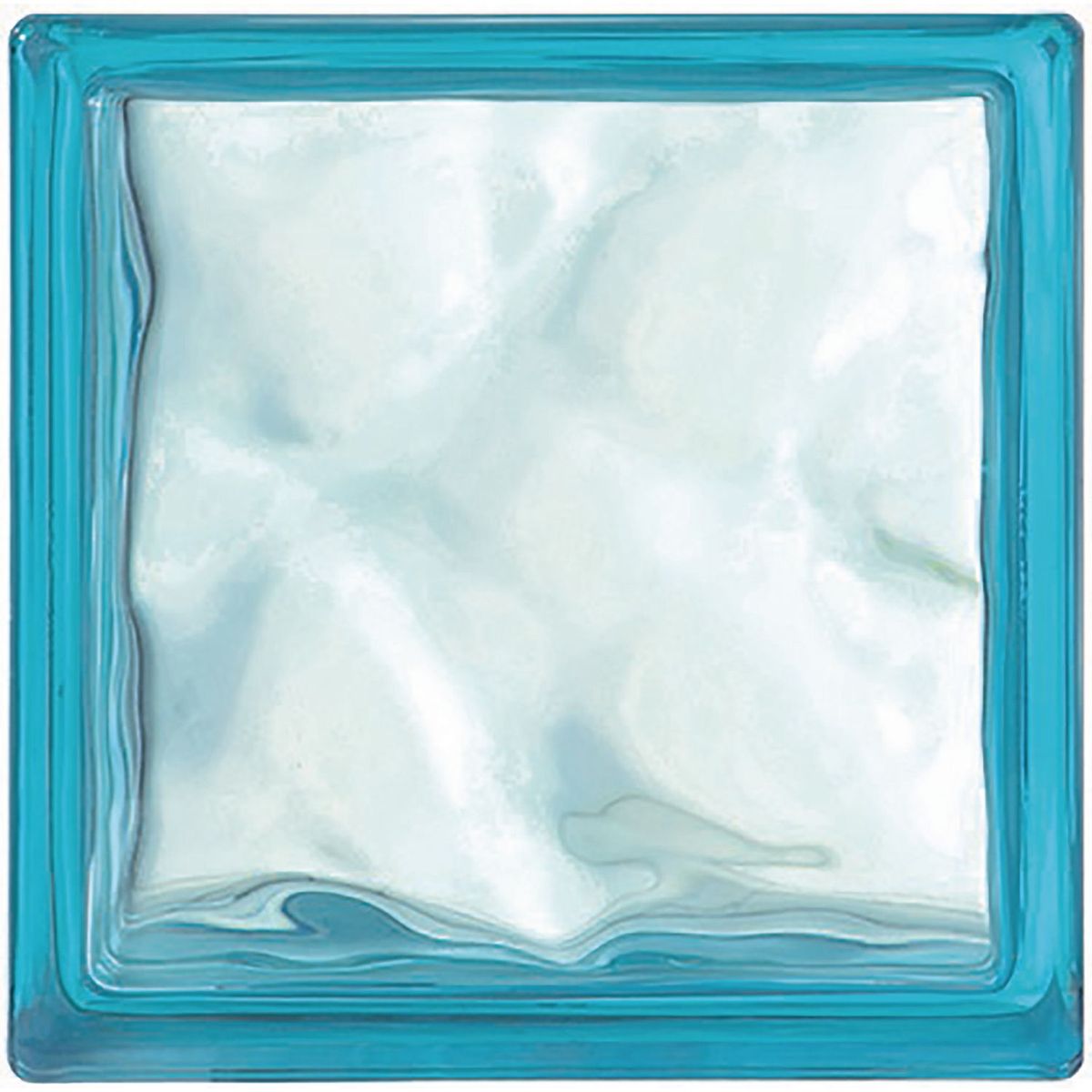 Foncer - Vidrioblock 19 x 19 x 8 cm Azurro