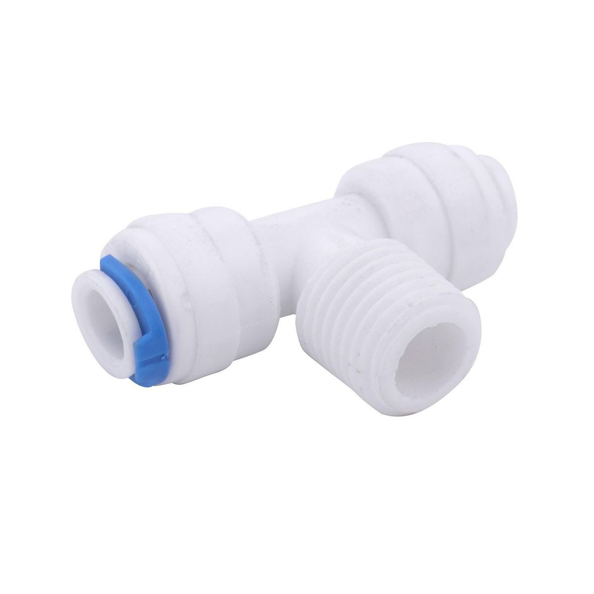 Conector Fitting Niple "T" 1/4 x 1/4, marca Servimatic - Foto 2