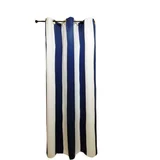 Cortina Blackout Azul Rayas 135 x 220 cm