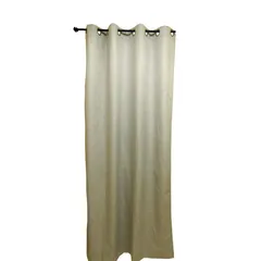 Cortina Blackout Lino Gris con Forro 135 x 220 cm