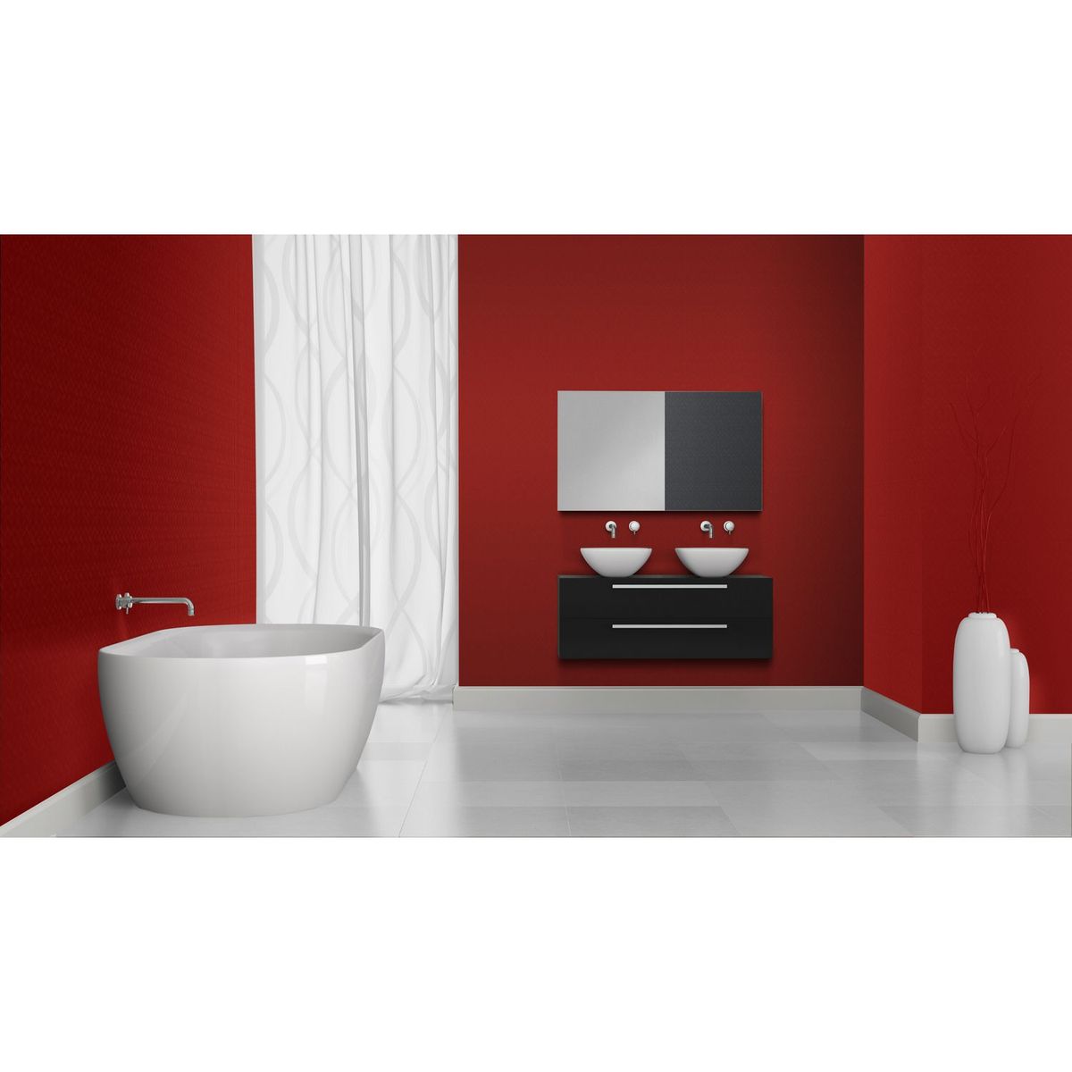 Muro Farbe Rojo 25X40 1.5M, marca Porcelanite - Foto 2