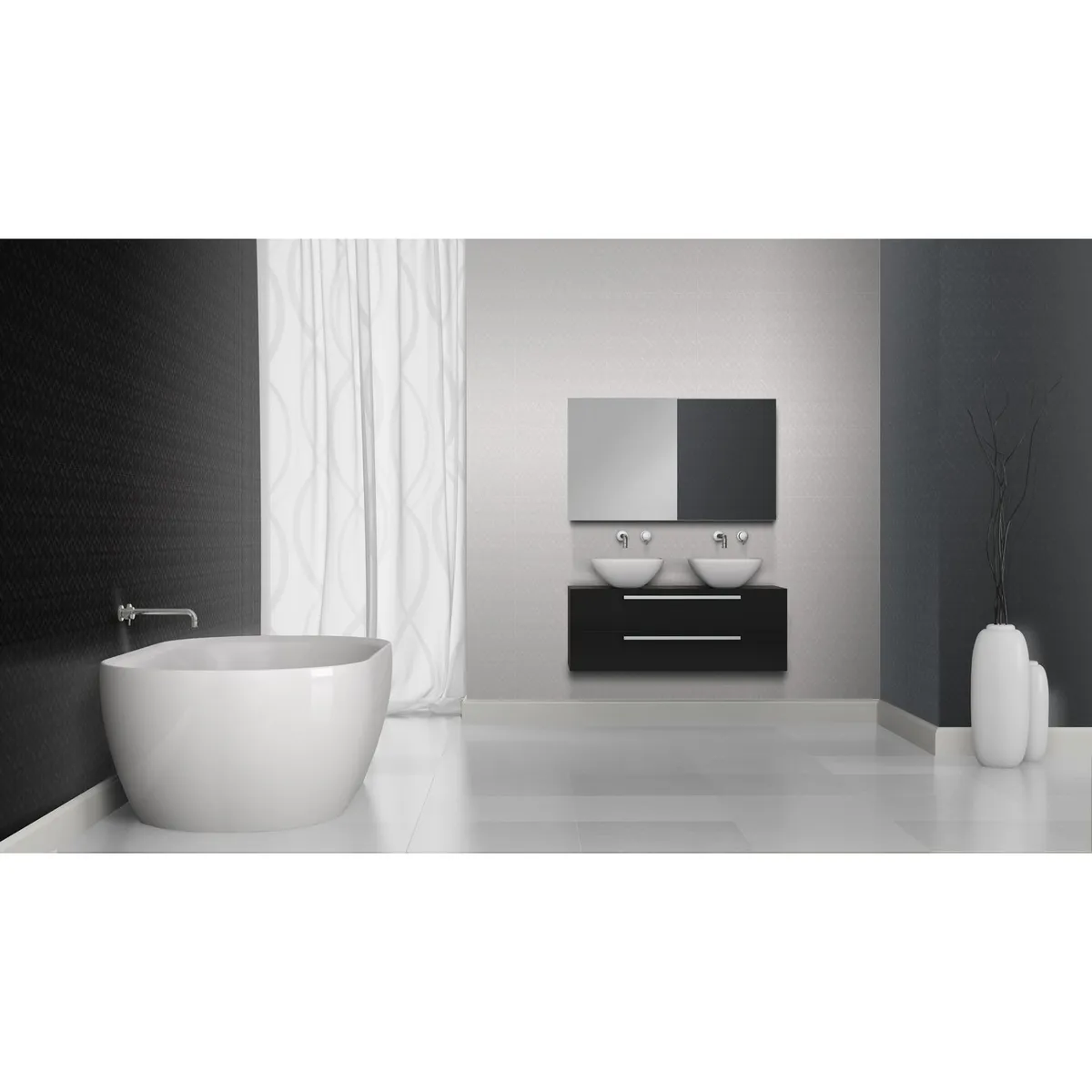 Muro Farbe blanco25X40 1.5, marca Porcelanite - Foto 2