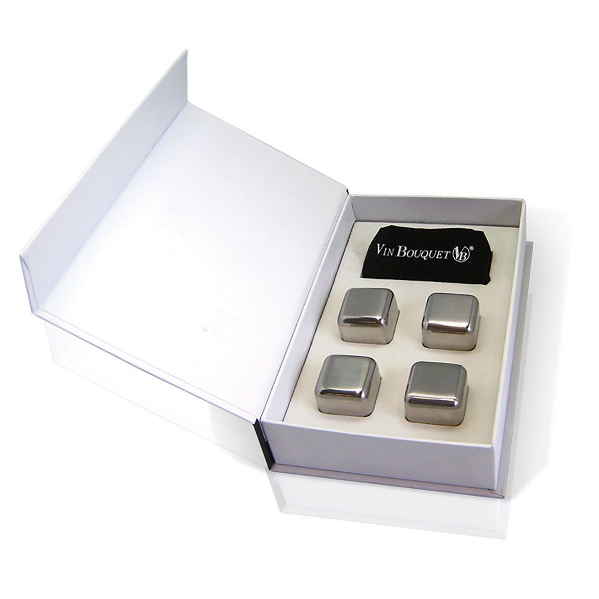 Vin Bouquet - Cubitos enfriadores de acero inoxidable paq/4
