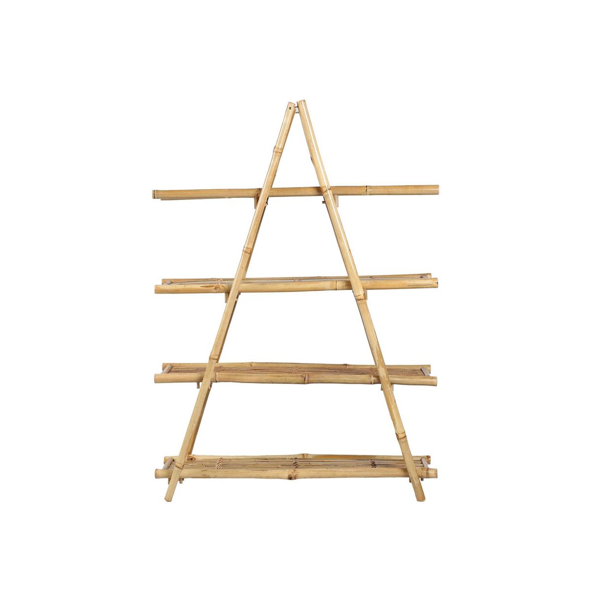 Just Home Collection - Repisa Plegable Bambu 100 X 35 X 140 cm