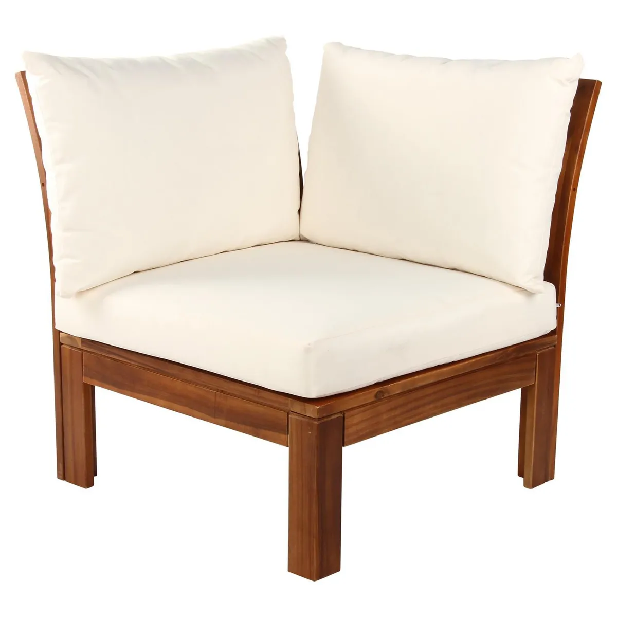 Just Home Collection - Esquinero Acacia Madera Café 65 X 65 X 73 Cm