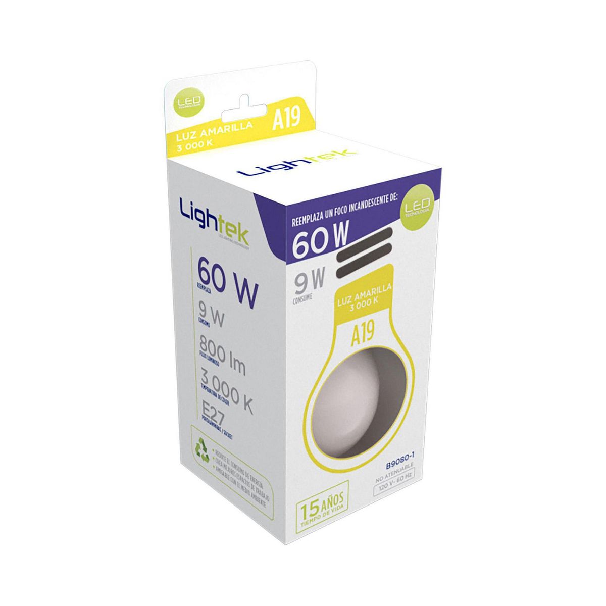 Foco Led Lightek E27, marca Ligthtek - Foto 2