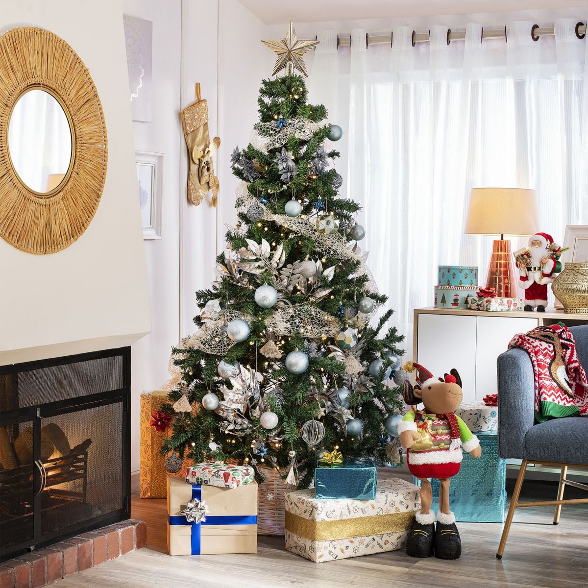 Dear Santa - Árbol de Navidad 180 cm 712 Rama Bavaria verde