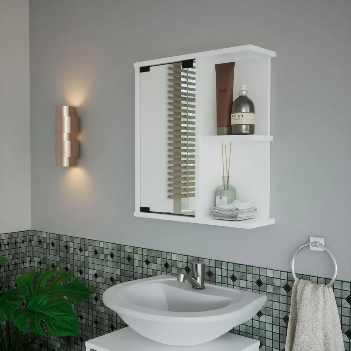 botiquin con espejo para baño, marca Practimac - Foto 2