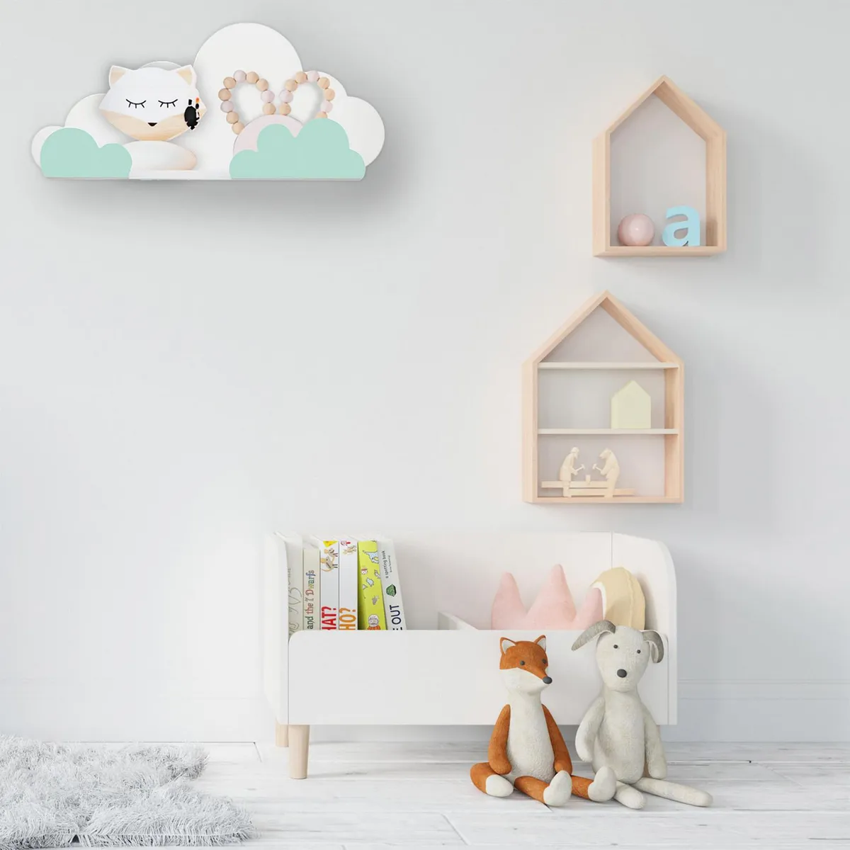 Ducasse - Repisa nube blanco con celeste