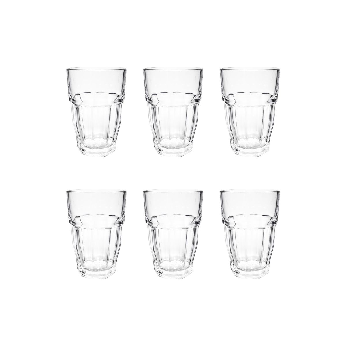Bormioli - set 6 vasos hb rock bar 48 cls