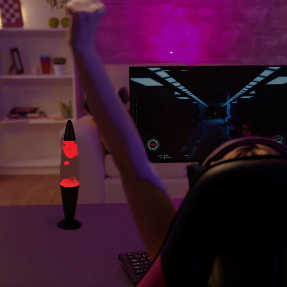 Mil Luces - Lámpara Lava Rosa