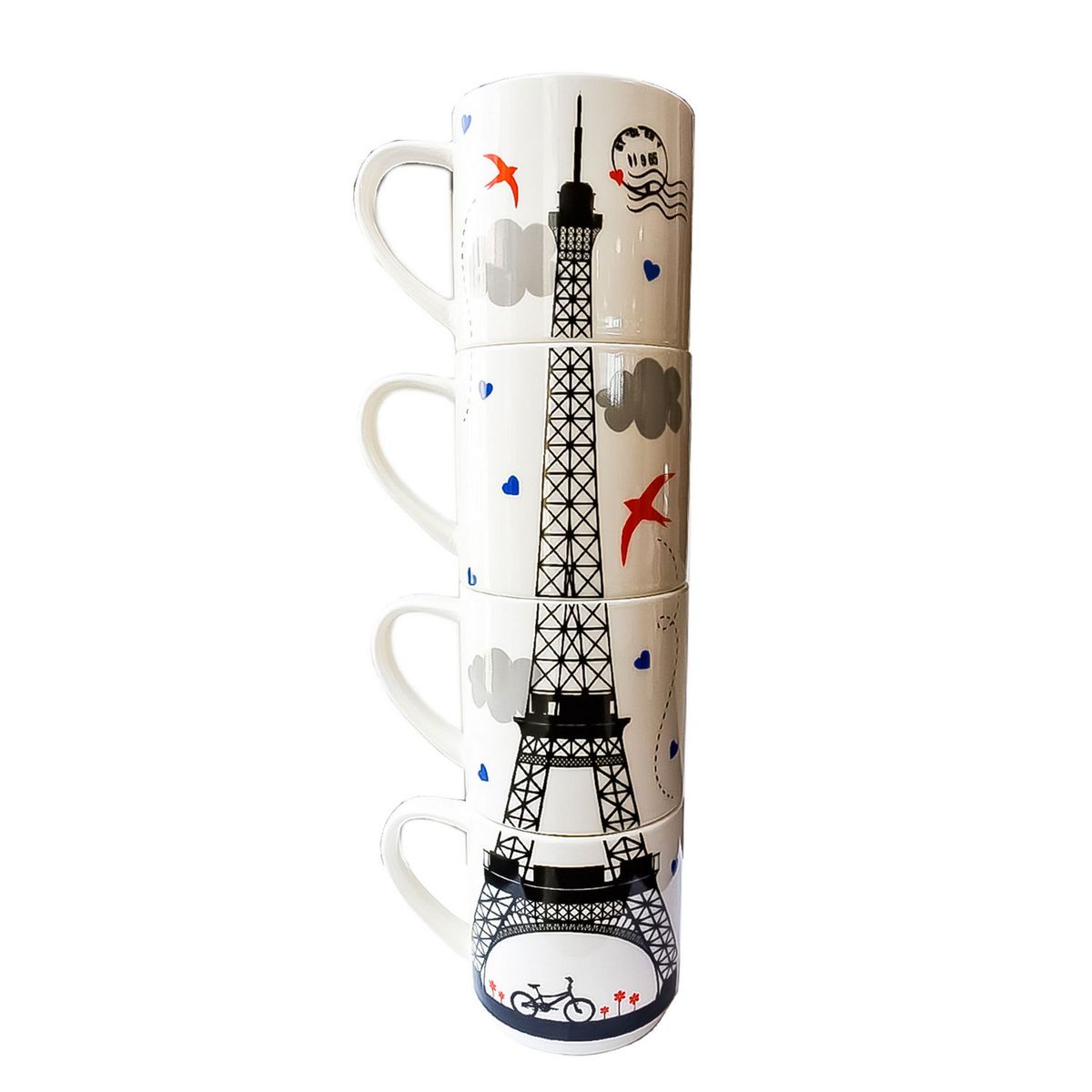 Set 4 tarros Eiffel Tower, marca Nuvo - Foto Principal