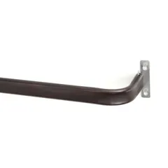 Cortinero sencillo Espresso de 122-218 cm Café