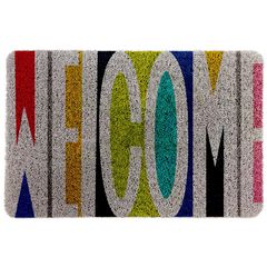 Tapete para entrada Welcome de 40 x 60 cm Multicolor