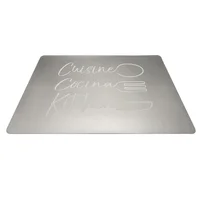 Individual PVC Letras Gris