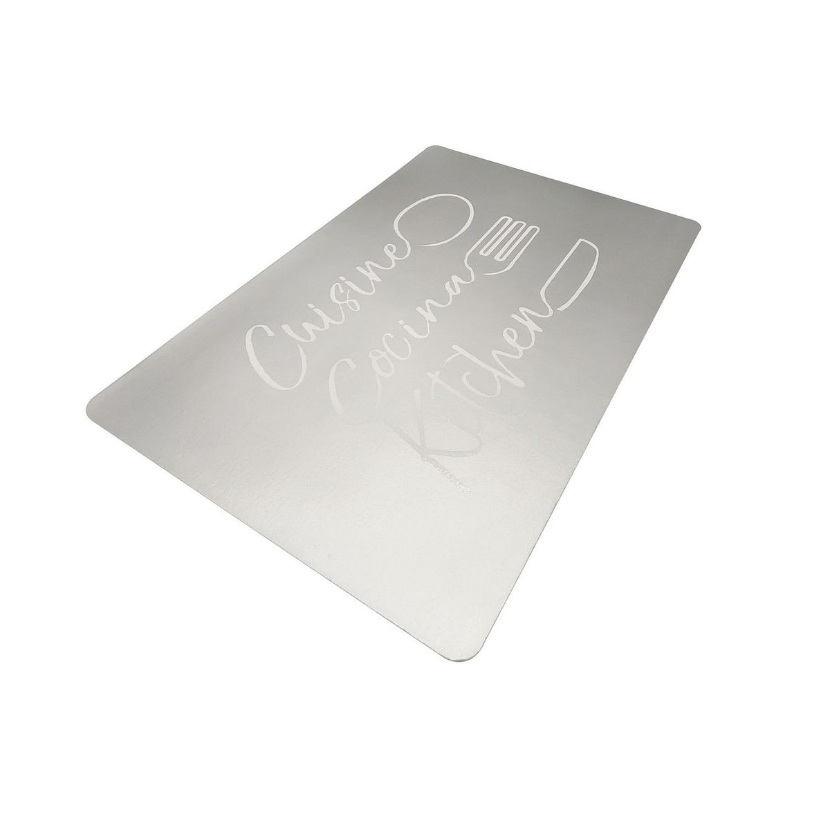 Just Home Collection - Individual PVC Letras Gris