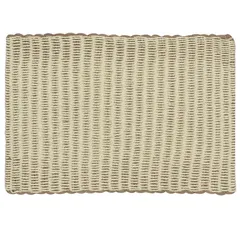 Individual Papel Tejido Beige