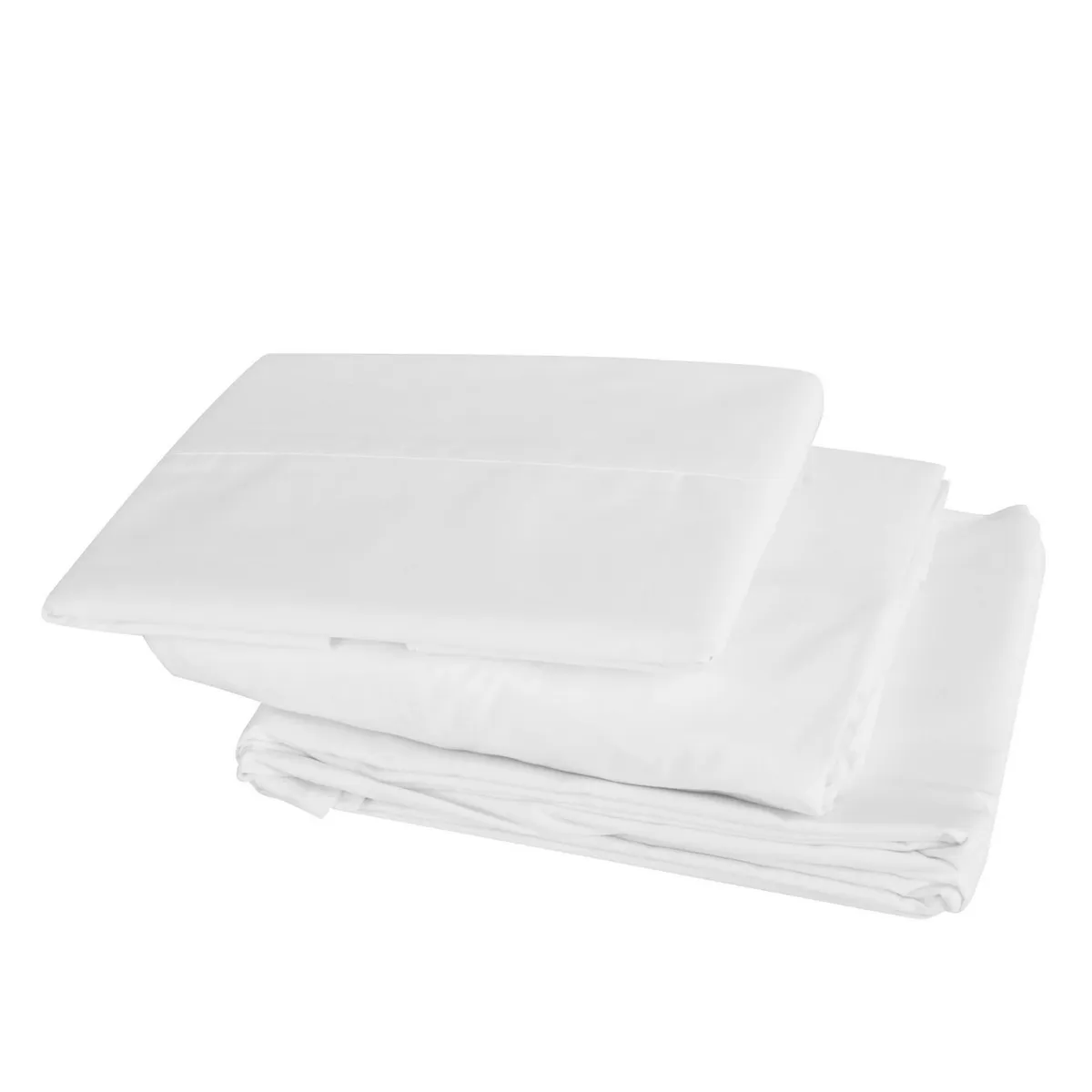 Juego de Sábanas King Size Blanco, marca Just Home Collection - Foto Principal