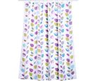 Cortina de baño Hojas de 178 x 180 cm Multicolor
