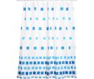 Cortina de baño Mosaico de 178 x 180 cm Multicolor