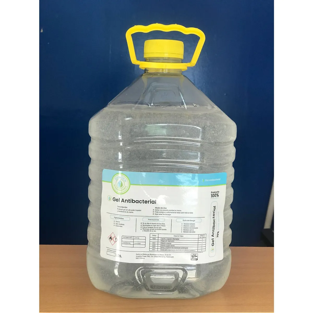 Gel antibacterial 5 litros, marca Biovien - Foto Principal